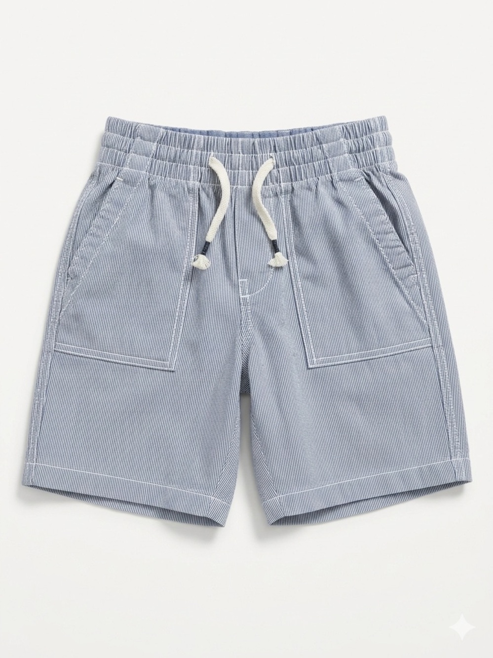 Boy’s Gap Navy and White Striped Pull-on Shorts (Size 5)